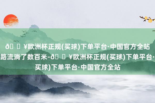 🔥欧洲杯正规(买球)下单平台·中国官方全站大都原油沿谈路流淌了数百米-🔥欧洲杯正规(买球)下单平台·中国官方全站