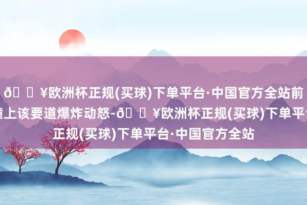 🔥欧洲杯正规(买球)下单平台·中国官方全站前行约1600米后撞上该要道爆炸动怒-🔥欧洲杯正规(买球)下单平台·中国官方全站
