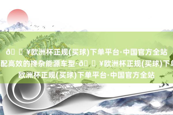 🔥欧洲杯正规(买球)下单平台·中国官方全站当代也推出了一款相配高效的搀杂能源车型-🔥欧洲杯正规(买球)下单平台·中国官方全站