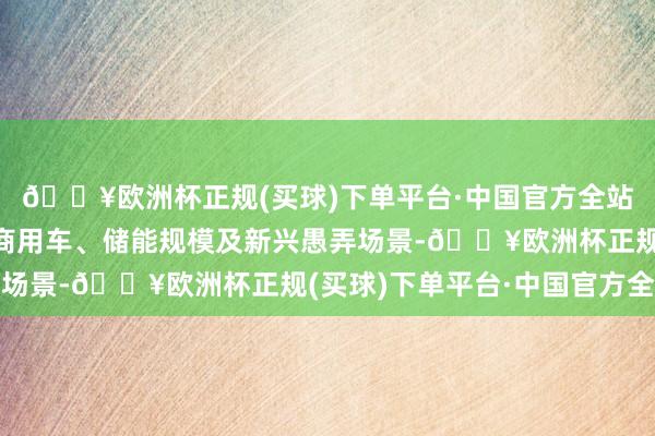 🔥欧洲杯正规(买球)下单平台·中国官方全站粗莽愚弄于乘用车、商用车、储能规模及新兴愚弄场景-🔥欧洲杯正规(买球)下单平台·中国官方全站